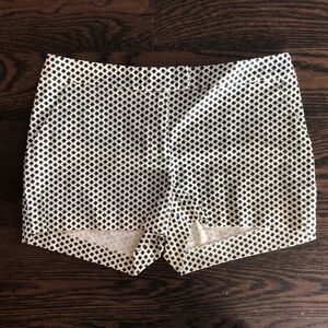 H&M Black and White Geometric Patterned Shorts